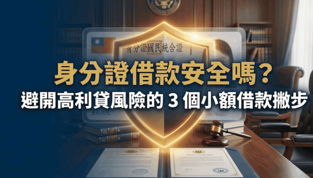 身分證借款安全嗎？2026 避開高利貸風險的 3 個小額借款撇步 | 意速貸